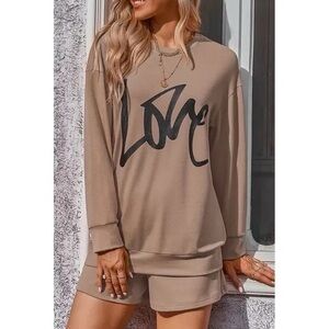 Love Pullover Tunic Set